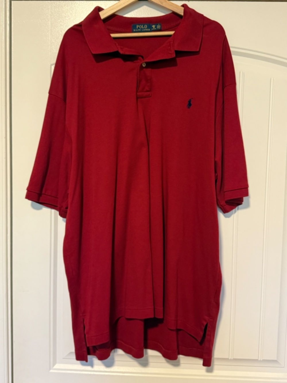 Polo Ralph Lauren Men’s Polo Shirt – Red – Size 3XB Big & Tall